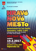 Pozývame vás do sveta spoločenských hier! Hravé Nové Mesto - už túto nedeľu 19. februára