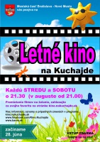 Štartuje LETNÉ KINO NA KUCHAJDE, začíname v stredu 28. júna