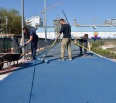 Aktualizácia: Priatelia, chceme vás poprosiť ešte o jeden deň trpezlivosti - vo štvrtok 19. apríla sa budú dokončovať práce na novom povrchu korčuliarskej práce. Park …