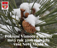 Prajeme vám pokojné Vianoce a úspešný nový rok 2019!