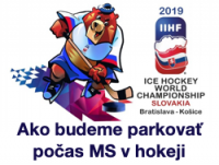 Všetko o parkovaní počas MS v hokeji 2019 v Bratislave