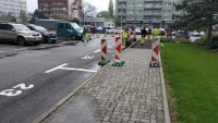 Oprava chodníka pre budovou miestneho úradu